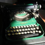 Green Corona typewriter