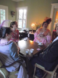 Playing cards with the Oregon Regency Society