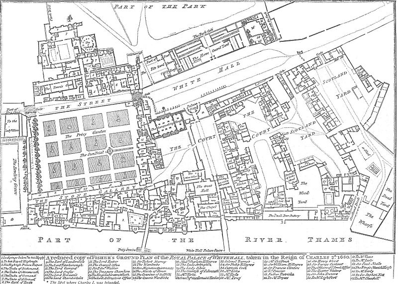 Image: map of Whitehall