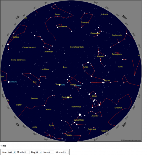 Star Chart from Heavens Above