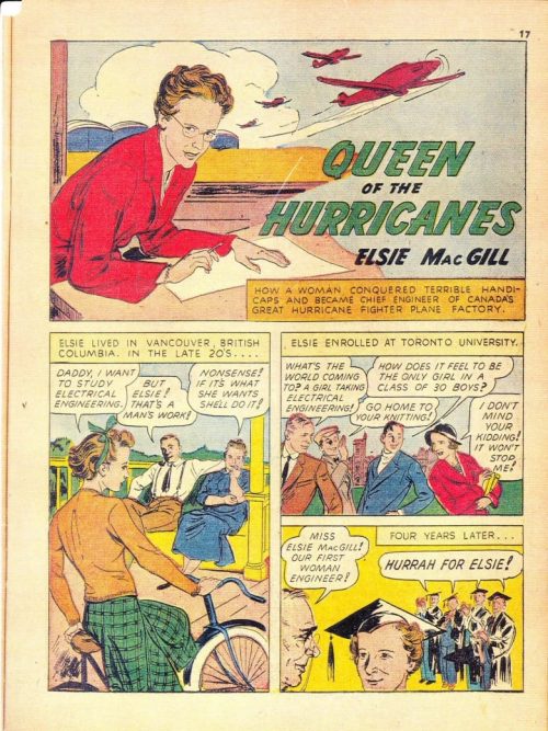 Queen of the Hurricanes comic book page