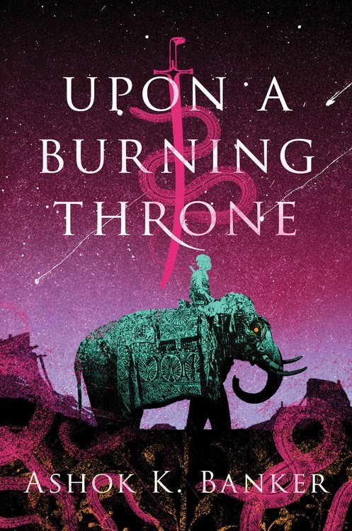 Upon a burning throne cover image