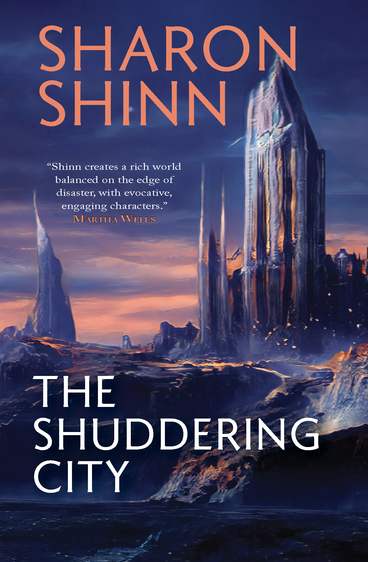 Image of Book Cover for the Shuddering CIty by Sharon Shinn