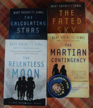 Book Club 4-volume package -- The Calculating Stars, The Fated Sky, The Relentless Moon & The Martian Contingency, plus bonus items!
